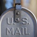 United States Postal Service Mail Box Royalty Free Stock Photo