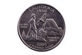 United States Quarter California John Muir Yosemite Valley Royalty Free Stock Photo