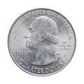 United States quarter dollar Royalty Free Stock Photo