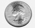 United States quarter dollar Royalty Free Stock Photo