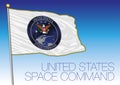 United States Space Command flag, USA Royalty Free Stock Photo