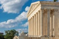 United States Supreme Court Building at summer day in Washington DC, USA. Royalty Free Stock Photo