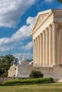 United States Supreme Court Building at summer day in Washington DC, USA. Royalty Free Stock Photo