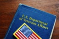 United States US Department of Veterans Affairs VA book Royalty Free Stock Photo