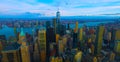 United States usa  janvier ,10, 2019  New York City panorama skyline at sunrise. Manhattan office buildings / skysrcapers at the Royalty Free Stock Photo