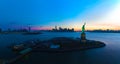 United States usa janvier ,10, 2019 New York City Sky View - usa - skyline with urban skyscrapers