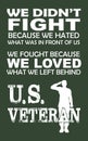 U.S Veteran t shirt design