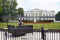 United States White House Heavy Security July 17, 2017 Royalty Free Stock Photo