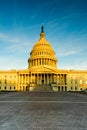 The United Statues Capitol Building in the morning, Washington D