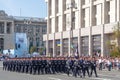 Units of the National Police of Ukraine march on the 30th Independence Day