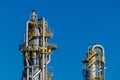 Units for nitric acid production on fertilizer plant Royalty Free Stock Photo