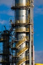 Units for nitric acid production on fertilizer plant Royalty Free Stock Photo