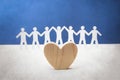 Unity and love of human Royalty Free Stock Photo