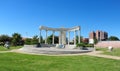 Unity park and water fountain, Jackson, Tennessee.