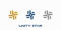 The Unity Star logo design is modern and professional Royalty Free Stock Photo