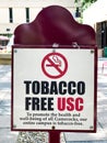 Univ. of South Carolina Campus Tobacco Free School Signs