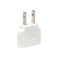 Universal adaptor isolated on white background. Europe and asia adapter for charger. Clipping paths