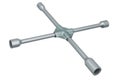 Universal Anti-Slip Cross Wrench, Lug Wrench. 3D rendering