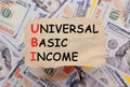 Universal Basic Income Royalty Free Stock Photo