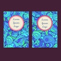 Universal Boho Paisley Greeting Card Templates