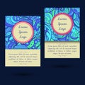 Universal Boho Paisley Greeting Card Templates