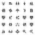 Universal Business vector icons set