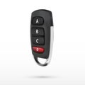 Universal 4 Buttons Cloning 433mhz Electric Garage Door Remote Control Key Fob Royalty Free Stock Photo