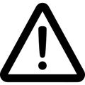 Universal caution symbol alerting potential dangers Royalty Free Stock Photo