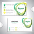 Universal green business card.