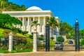 Universal House of Justice at Bahai gardens in Haifa, Israel Royalty Free Stock Photo