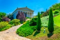 Universal House of Justice at Bahai gardens in Haifa, Israel Royalty Free Stock Photo