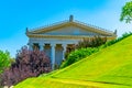 Universal House of Justice at Bahai gardens in Haifa, Israel