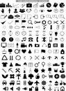 Universal icons Royalty Free Stock Photo