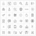 36 Universal Icons Pixel Perfect Symbols of medical, flask, race, find, search