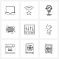 9 Universal Icons Pixel Perfect Symbols of mixer, home, wife, home, heartbeat