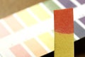 Universal indicator paper Royalty Free Stock Photo