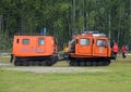 Universal mobile complex for rescue and fire fighting in hard-to-reach places at the Noginsk rescue center during the Internationa