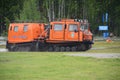 Universal mobile complex for rescue and fire fighting in hard-to-reach places at the Noginsk rescue center.