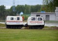 Universal mobile complex for rescue and fire fighting in hard-to-reach places at the Noginsk rescue center.
