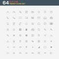 Universal modern thin line icons for web and mobile