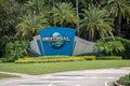 Universal Orlando sign at Universal Studios area 1. Royalty Free Stock Photo