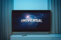 Universal pictures logo intro on TV. Universal Pictures is an American film production and distribution company