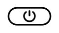 Universal Power Button On Off Control Vector Icon, vector design Generative AI Royalty Free Stock Photo