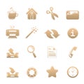 Universal set of icons one Royalty Free Stock Photo