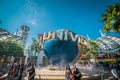 Universal Studio Singapore, a theme park located within Resorts World Sentosa on Sentosa Island, Singapor Royalty Free Stock Photo