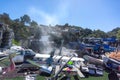 Universal Studios Airplane Crash Scene