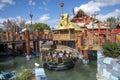 Universal Studios, Bilge Rat Barges, Travel Royalty Free Stock Photo