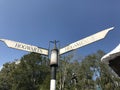 Universal Studios Wizarding World of Harry Potter - Hogwarts & Hosmeade signs