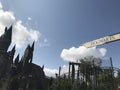 Universal Studios Wizarding World of Harry Potter - Hogwarts sign