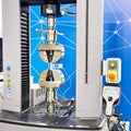 Universal testing tensile machine Royalty Free Stock Photo